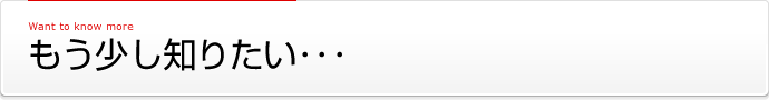 もう少し知りたい…